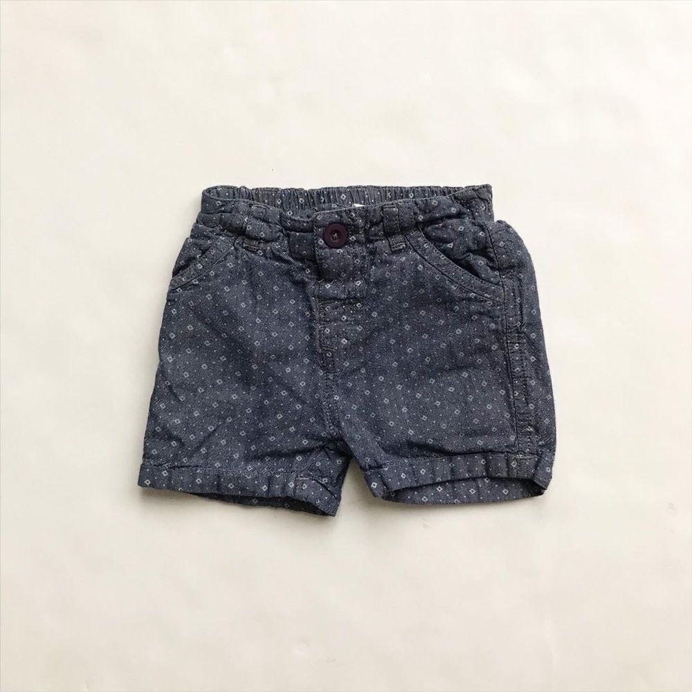 Max boys patterned shorts EUC 6-12 months
